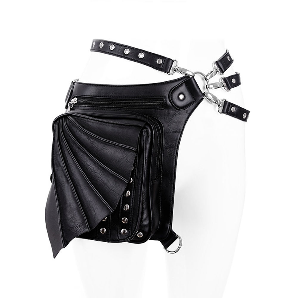 Bat holster heuptas zwart - Gothic metal - Restyle